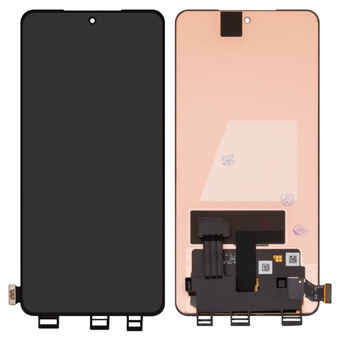 LCD compatible with OnePlus 13R, Ace 5, Ace 5 Pro, black, without frame, Original PRC , CPH2645, CPH2691, CPH2647, PKR110, PKG110 