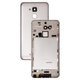 Panel trasero de carcasa puede usarse con Asus Zenfone 3 Max (ZC520TL) 5,2", blanco, con botones laterales