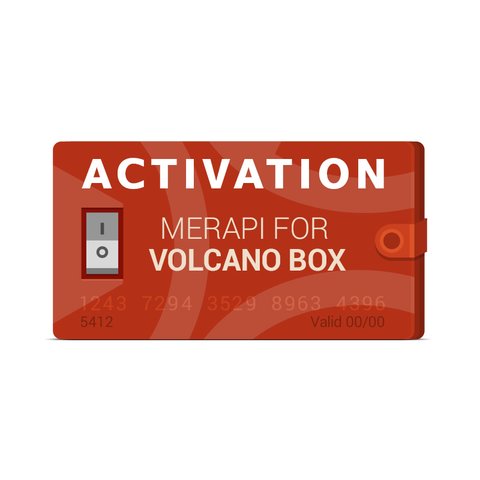 Activación Merapi para Volcano Box