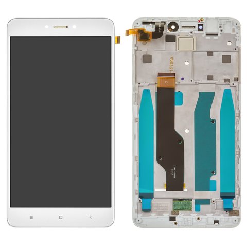 Pantalla LCD puede usarse con Xiaomi Redmi Note 4X, blanco, Original PRC , Snapdragon, BV055FHM N00 1909_R1.0