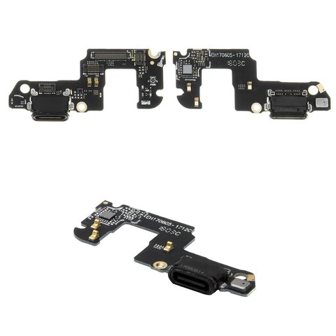 Cable flex puede usarse con Huawei Honor 9, del micrófono, del conector de carga, placa del cargador, STF L09, STF L19