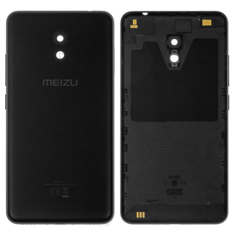 Panel trasero de carcasa puede usarse con Meizu M5c, negra, con botones laterales
