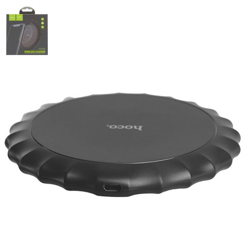 Cargador inalámbrico Hoco CW13, Entrada micro USB 5 V 2 A, salidas 5V , negro, micro USB tipo B