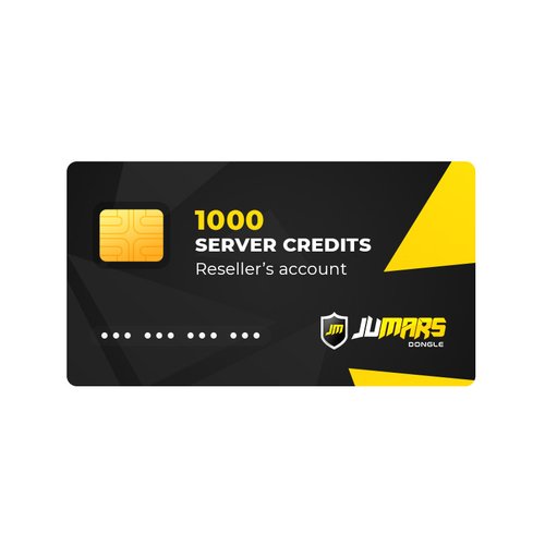 Cuenta del distribuidor con 1000 créditos del servidor Jumars