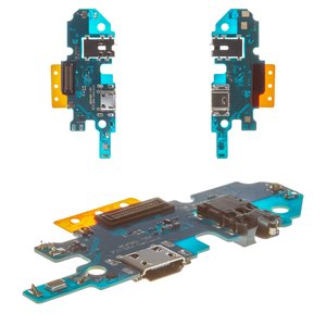 Cable flex puede usarse con Samsung M105F DS Galaxy M10, del conector de carga, del conector de auriculares, con micrófono, High Copy, placa del cargador