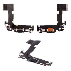 Cable flex puede usarse con iPhone 13, del conector de carga, negro, con micrófono, con conector, Original PRC , Lightning