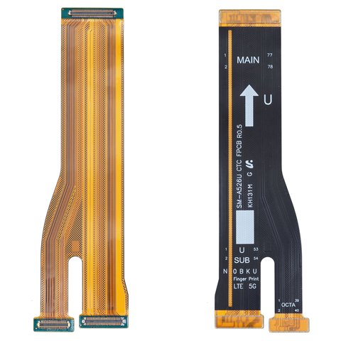 Cable flex puede usarse con Samsung A528 Galaxy A52s 5G, entre placas