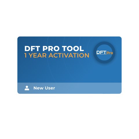 Activación DFT Pro Tool por 1 año usuario nuevo 