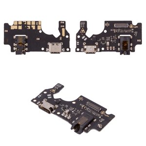 Cable flex puede usarse con ZTE Blade V30 Vita, del conector de carga, del conector de auriculares, con micrófono, con componentes, High Copy, placa del cargador