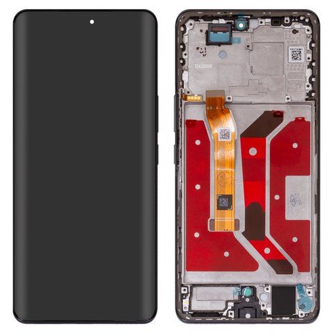 Pantalla LCD puede usarse con Huawei Honor Magic 7 Lite, negro, con marco, Original PRC , BRP NX1