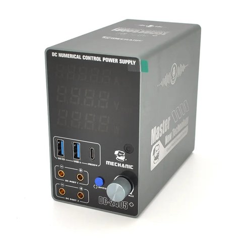 Fuente de alimentación potencia  Mechanic DC 2405+, hasta 24 V, hasta 5 A, 120 W
