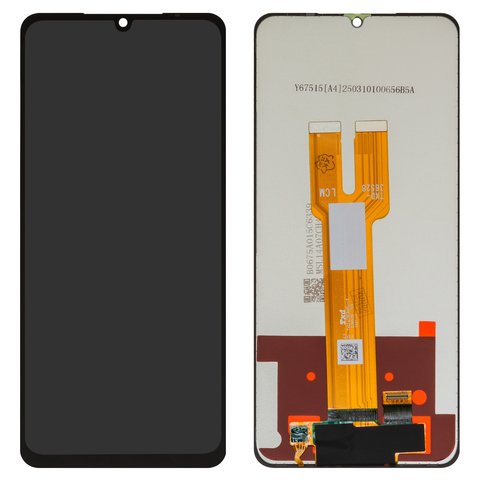 Pantalla LCD puede usarse con Samsung A066 Galaxy A06 5G, negro, sin marco, original vidrio reemplazado 
