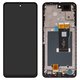 Pantalla LCD puede usarse con ZTE Nubia Focus, negro, con marco, Original (PRC), 15-3240A-14681-51