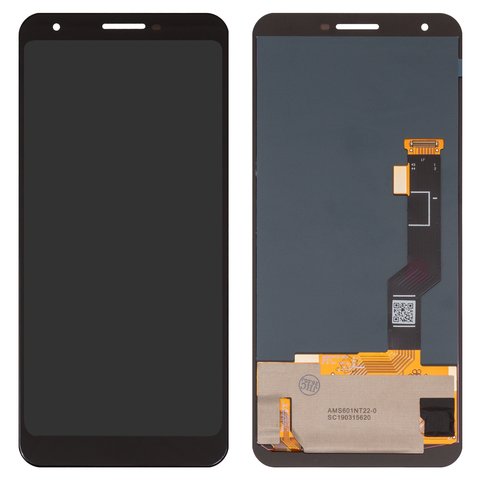 Pantalla LCD puede usarse con Google Pixel 3a XL, negro, sin marco, High Copy, OLED 
