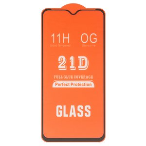 Vidrio de protección templado puede usarse con Xiaomi Redmi 8, Redmi 8A, Full Glue, compatible con estuche, sin embalaje, sin pañuelos , negro