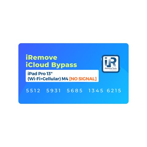 iCloud Bypass for iPad Pro 13 inch M4 | Cellular [NO SIGNAL] & WiFi