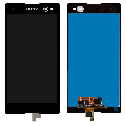 Дисплей для Sony D2502 Xperia C3 Dual, D2533 Xperia C3 Dual, черный, без рамки, Original PRC 