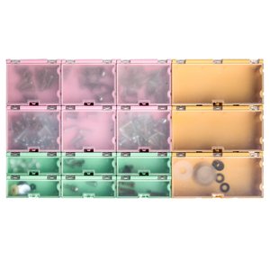 Кассетница наборная WENTAI 350×195×22 мм , 15 шт.