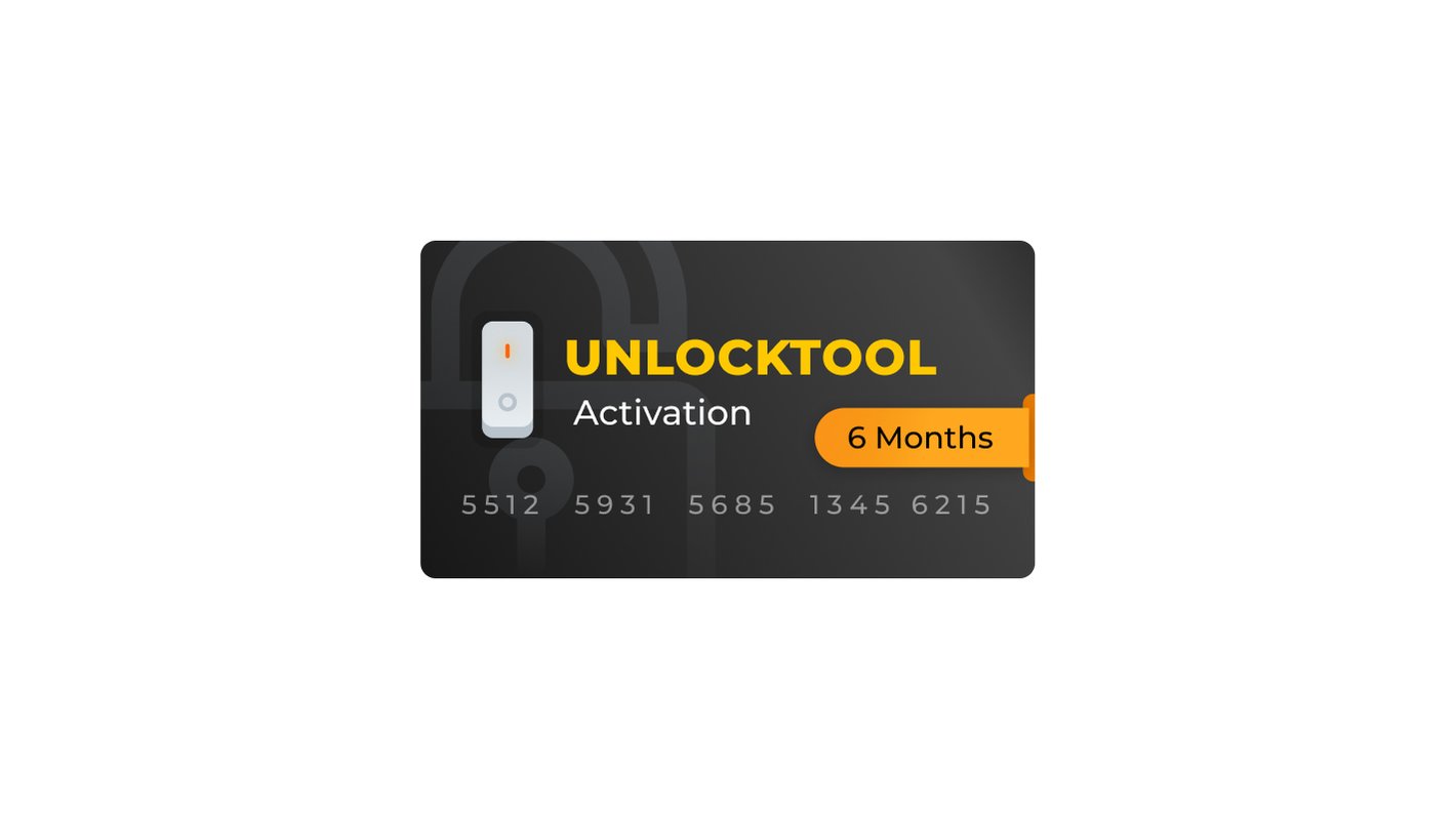 Активация Unlocktool на 6 месяцев (180 дней)