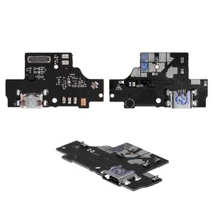 Шлейф для ZTE Blade A5 2020 , конектора зарядки, з мікрофоном, High Copy, плата зарядки