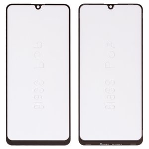 Стекло корпуса G+OCA PRO для Samsung M325 Galaxy M32, с OCA пленкой, черное