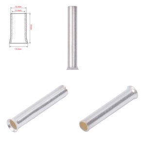 Наконечник EN7508, трубчастий, без ізоляції, 10 шт., 0,75 мм², 8 мм