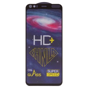 Захисне скло All Spares для Google Pixel 4, 0,33 мм 9H, сумісне з чохлом, Full Glue, чорний, HD+