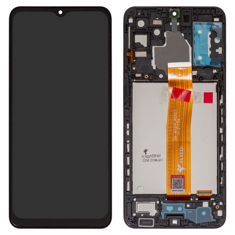 Дисплей для Samsung A326 Galaxy A32 5G, черный, с рамкой, FLYCDI, SM M127F_REV0.1