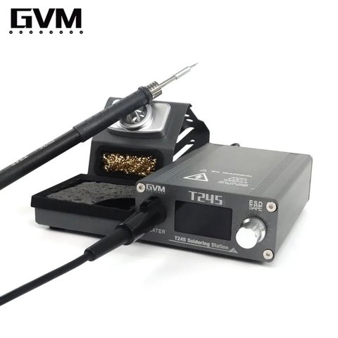Паяльна станція GVM T245, цифрова, 130 Вт