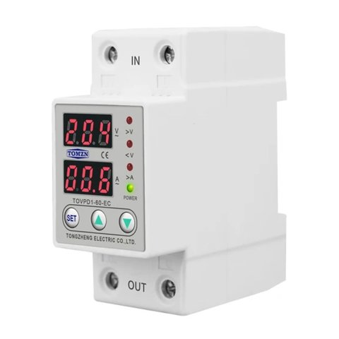 Реле напруги TOMZN TOVPD1 40 VA, 220 В, 40 A, із захистом по напрузі