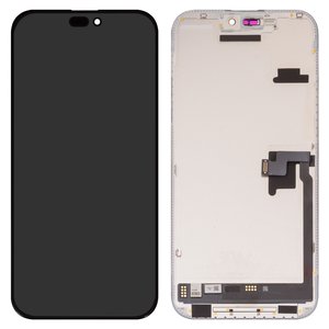 Дисплей Wextom для iPhone 16 Pro Max, черный, с рамкой, HC, без ошибки, OLED  soft, Diagnosable, 120Hz