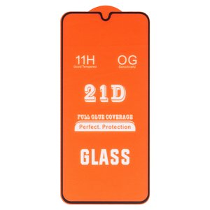 Защитное стекло для Samsung A175 Galaxy A17 4G, совместимо с чехлом, Full Glue, без упаковки , черный