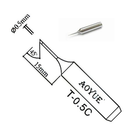 Паяльное жало AOYUE T-0.5C