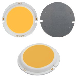 COB LED модуль 7 Вт (теплый белый, 450 лм, 43 мм, 300 мА, 15-17 В) COB LED модуль 7 Вт (теплый белый, 450 лм, 43 мм, 300 мА, 15-17 В)