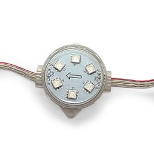 Комплект круглых LED-модулей (полноцветные, 6 светодиодов SMD5050, 40 мм, IP67, 20 шт.) Комплект круглых LED-модулей (полноцветные, 6 светодиодов SMD5050, 40 мм, IP67, 20 шт.)