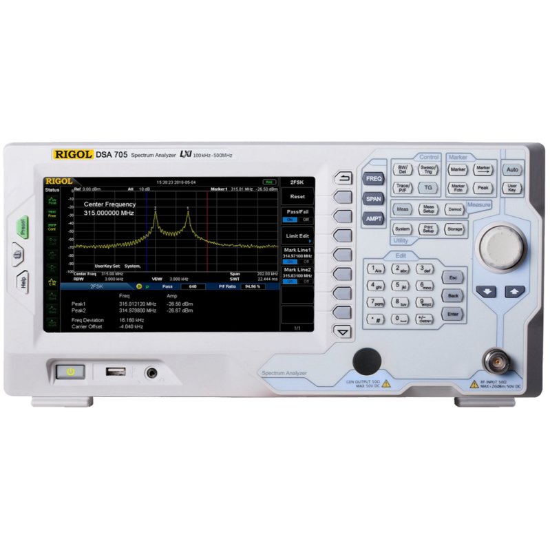 Аналізатор спектру RIGOL DSA705 Зображення 1